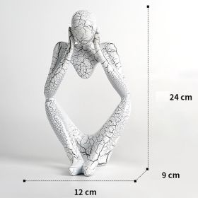 Nordic Art Abstract Thinker Statue