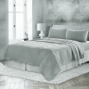 4 Pc Cal-King Bedding Set, Premium Extra Soft Sea Glass Linen Sheet Set and Pillowcases, Breathable Bedding for Cal-King Bed