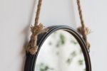 19.5" Cleveland Mirror with Rope Strap