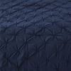 3 Piece Pintuck Ruffled Comforter Set