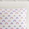 Sammie Cotton Cabana Stripe Reversible Quilt Set with Rainbow Reverse