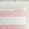 Sammie Cotton Cabana Stripe Reversible Quilt Set with Rainbow Reverse
