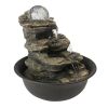 8.3inches Rock Cascading Tabletop Fountain