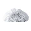 Queen Fitted Sheet 1 Pc, Extra Soft Premium Bedding Fitted Sheet for Bedroom, Hotels, and Salons, Breathable & Fade Resistant (White)
