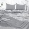 4 Pc Cal-King Bedding Set, Premium Extra Soft Cloud Linen Sheet Set and Pillowcases, Breathable Bedding for Cal-King Bed