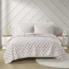 Sammie Cotton Cabana Stripe Reversible Quilt Set with Rainbow Reverse