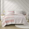 Sammie Cotton Cabana Stripe Reversible Quilt Set with Rainbow Reverse