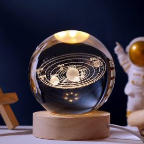 1pc Creative Crystal Ball Decoration (Items: Solar System)