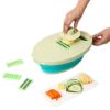 Multifunctional 10 in 1 Retractable Colander with Cutter, Slicer, & Chopper