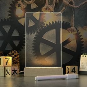Note Board Led Night Light (Type: Vertical rectangle)
