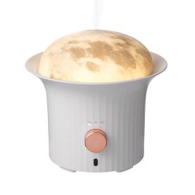 New Planet Aroma Diffuser Creative Night Light (Color: White)