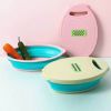 Multifunctional 10 in 1 Retractable Colander with Cutter, Slicer, & Chopper