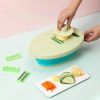 Multifunctional 10 in 1 Retractable Colander with Cutter, Slicer, & Chopper